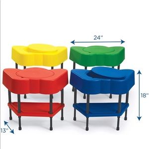 Elevated sensory tables (set of 4)
